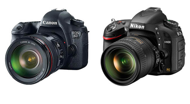 Nikon D600 vs Canon EOS 6D