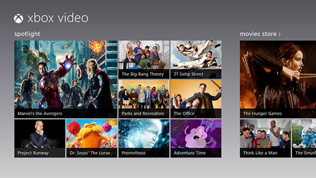 Xbox Video and Xbox Games Apps on Windows 8