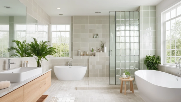 Glass Block Bathroom ideas